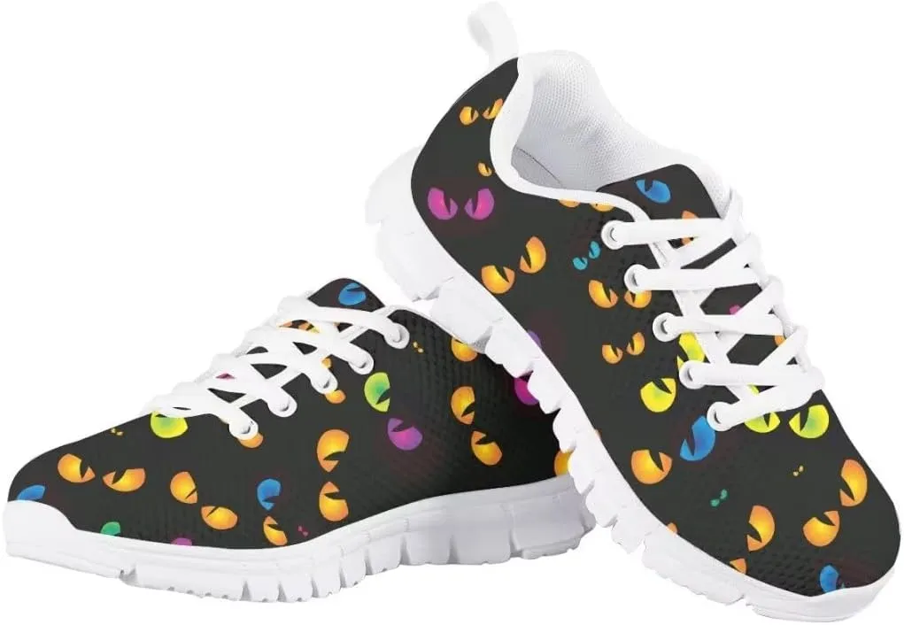 PinUp Angel Cute Sneakers for Girls Breathable Non-Slip Casual Kids Shoe for Back to School