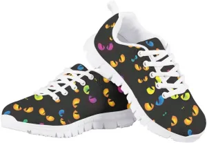 PinUp Angel Cute Sneakers for Girls Breathable Non-Slip Casual Kids Shoe for Back to School