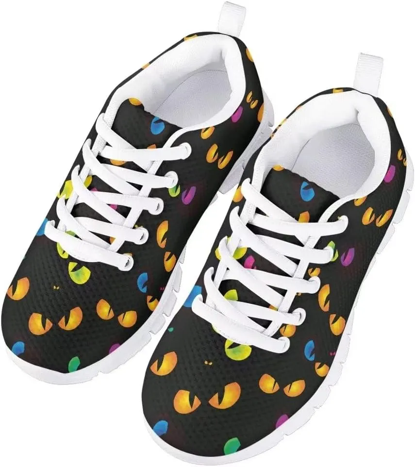PinUp Angel Cute Sneakers for Girls Breathable Non-Slip Casual Kids Shoe for Back to School