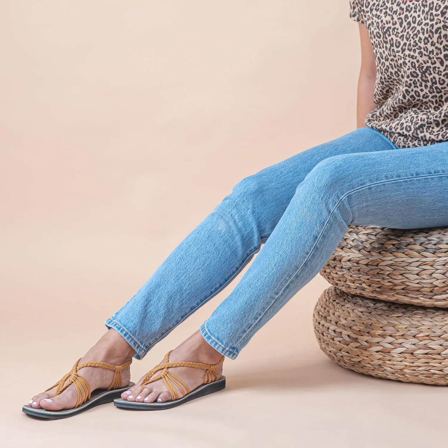 Plaka Seashell Comfortable Womens Sandals | Strappy Sandals for Women Dressy Style Perfect for Beach Walk and Poolside