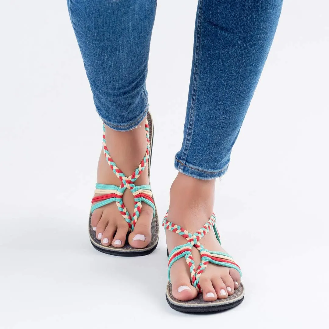 Plaka Seashell Comfortable Womens Sandals | Strappy Sandals for Women Dressy Style Perfect for Beach Walk and Poolside