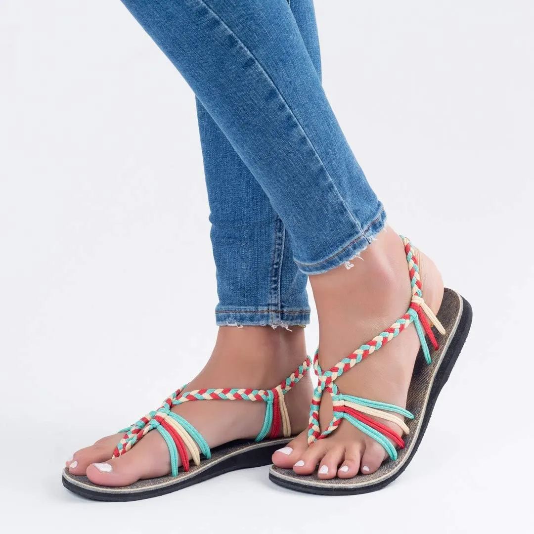 Plaka Seashell Comfortable Womens Sandals | Strappy Sandals for Women Dressy Style Perfect for Beach Walk and Poolside