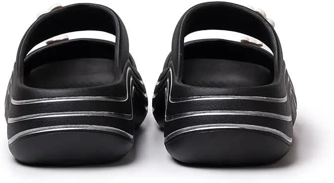 Platform Sandals for Women Summer Cozy Thick Sole Non Slip Shower Slides Beach Sandals Lightweight Home Cloud Slides