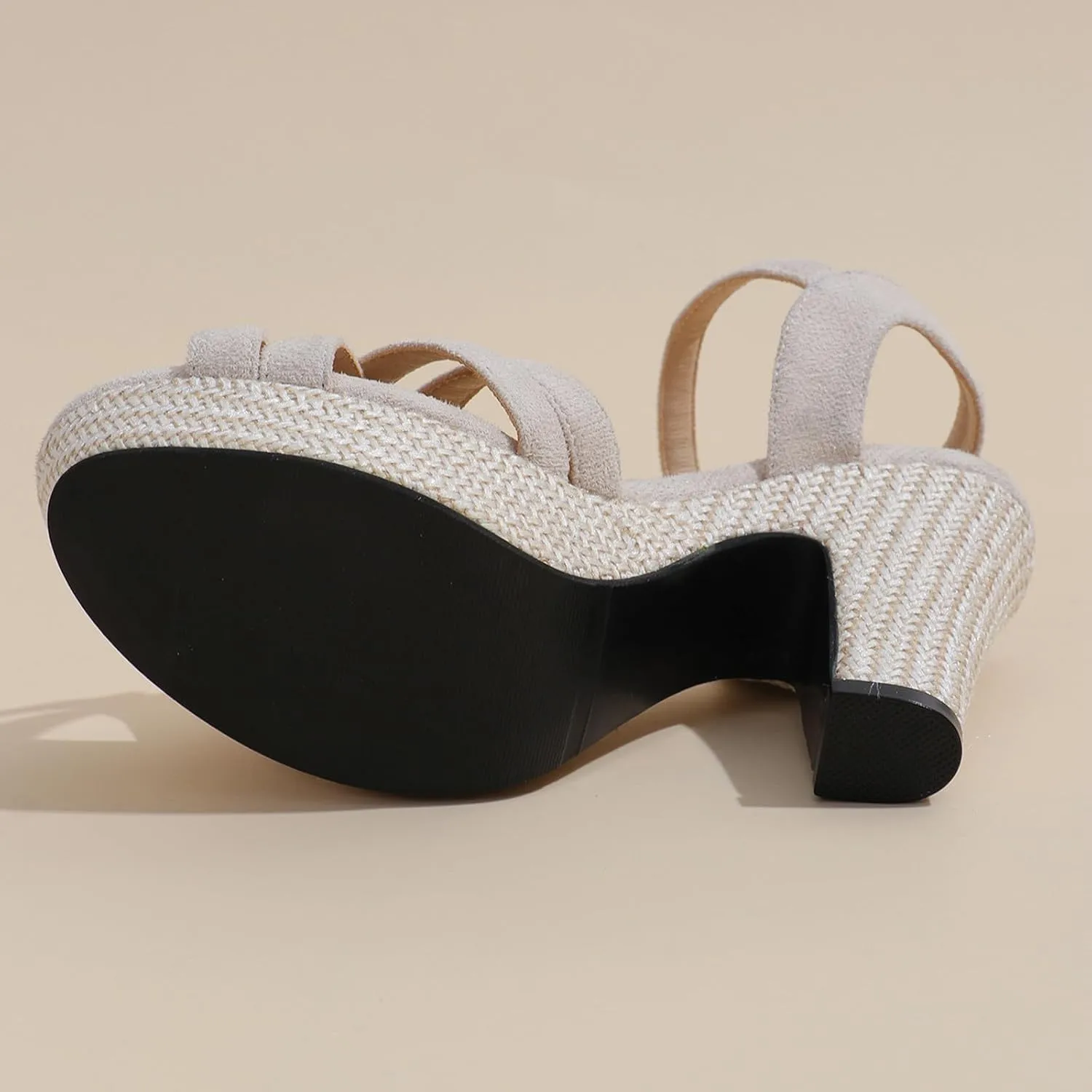 Platform Sandals Women Chunky Velet High Heels Peep Toe Pump Party Heeled Sandal Evening Shoes Clubwear