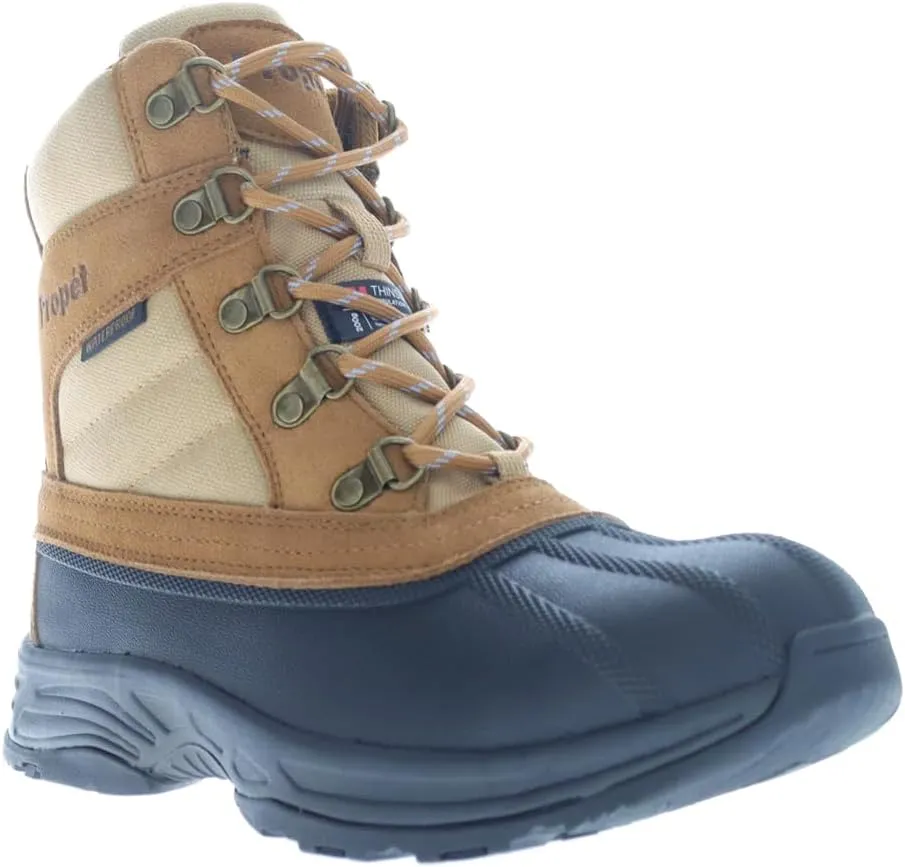 Propet Womens Cortland Snow Casual Boots Low Heel 1-2" - Black