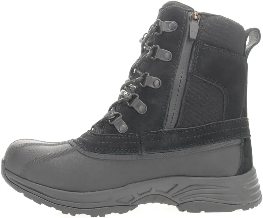 Propet Womens Cortland Snow Casual Boots Low Heel 1-2" - Black