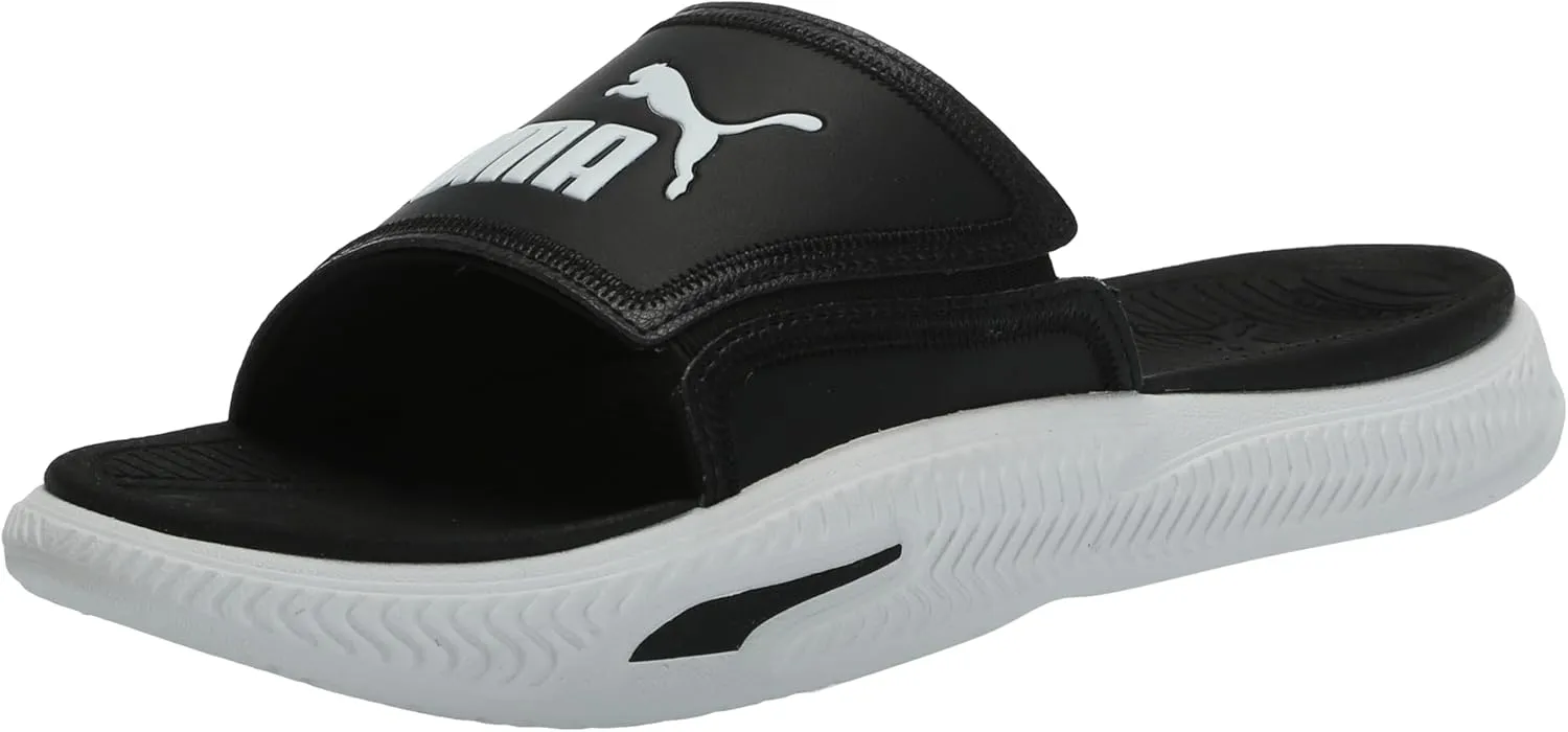 PUMA Men's Softride Pro 24 Slide Sandals, Team Royal-White, 11