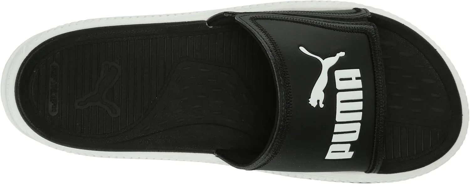 PUMA Men's Softride Pro 24 Slide Sandals, Team Royal-White, 11