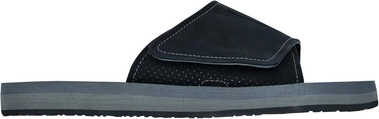 Qwave Slides for Men - Comfortable, Waterproof - 3 Color Options - Sandals Men - Shower Shoes Men Flip Flops