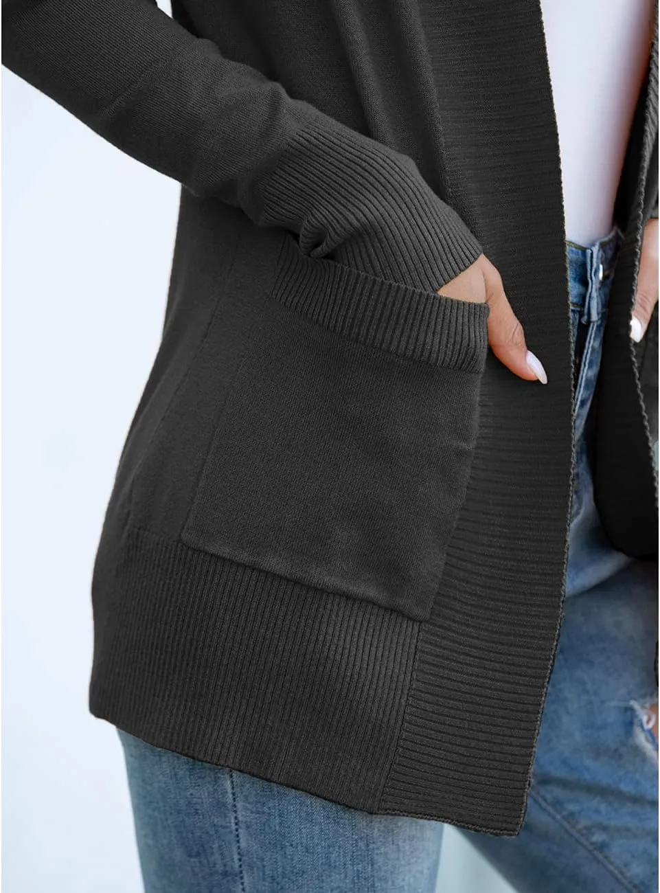 REDHOTYPE Women's Cardigans with Pockets Casual Lightweight Open Front Cardigan Sweaters for Women (S-2XL)