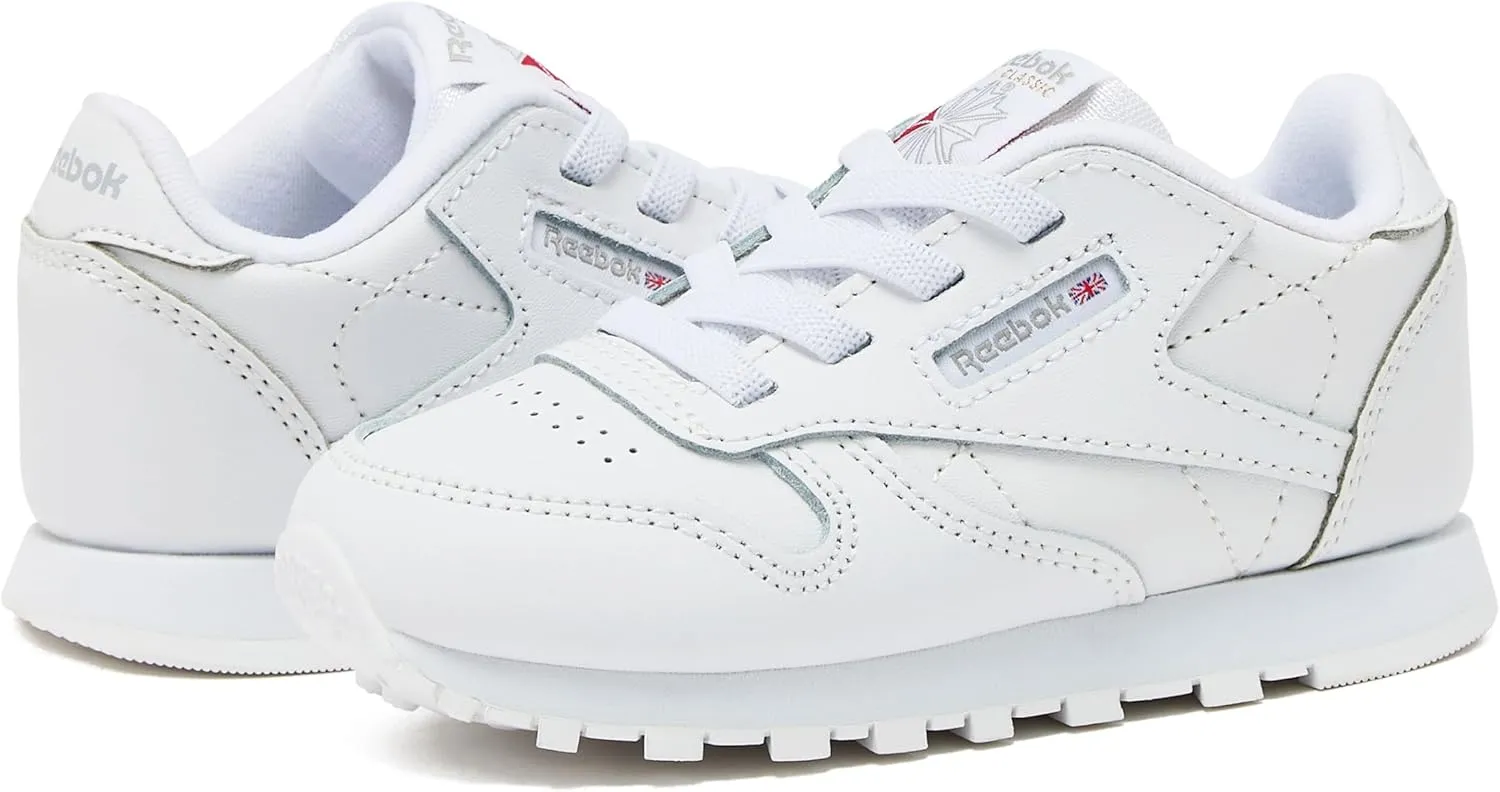 Reebok Classic Leather Girls and Boys Shoes for Kids, Toddler, Little Kid or Big Kid Sneakers, Girl or Boy Tennis Shoes