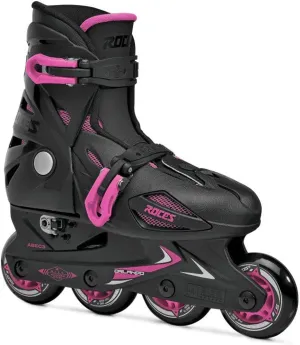 Roces Orlando III Outdoor Breathable Comfort Adjustable Size 4 Wheels Racing Inline Skates