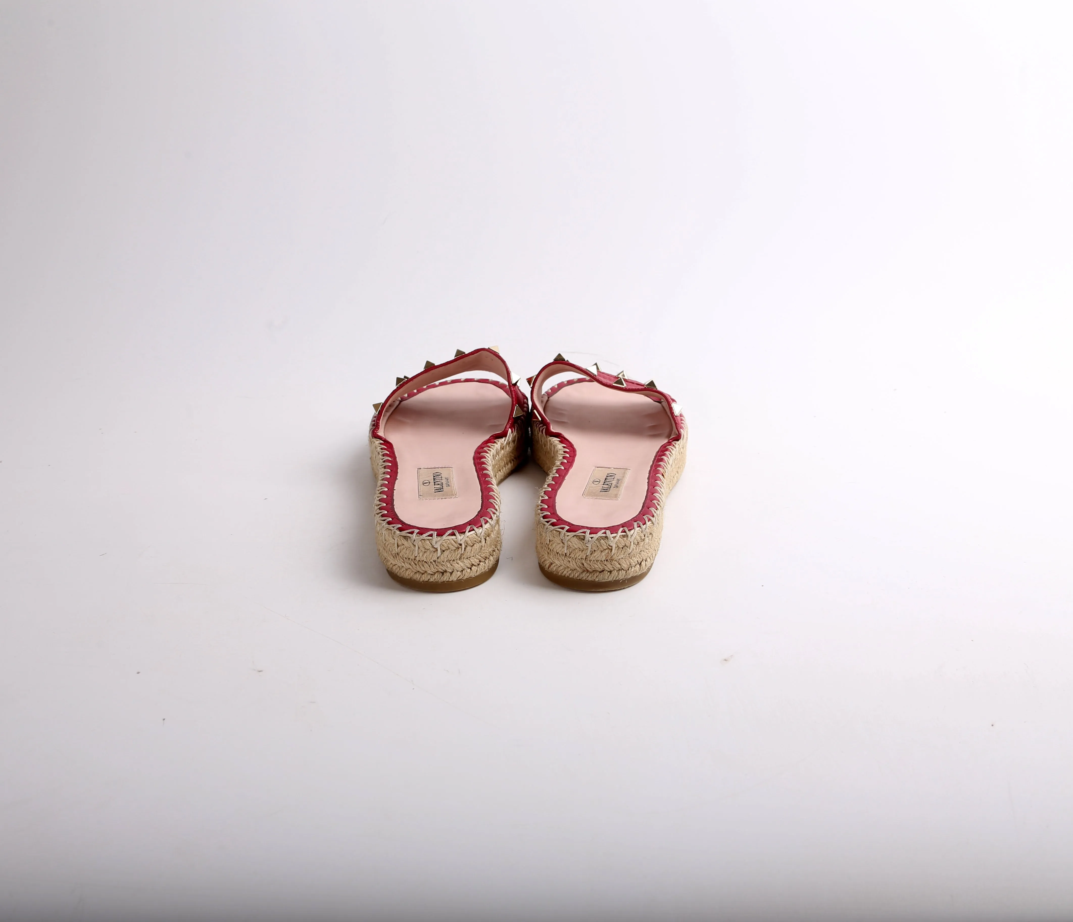 Rockstud Espadrille Slides Size 37