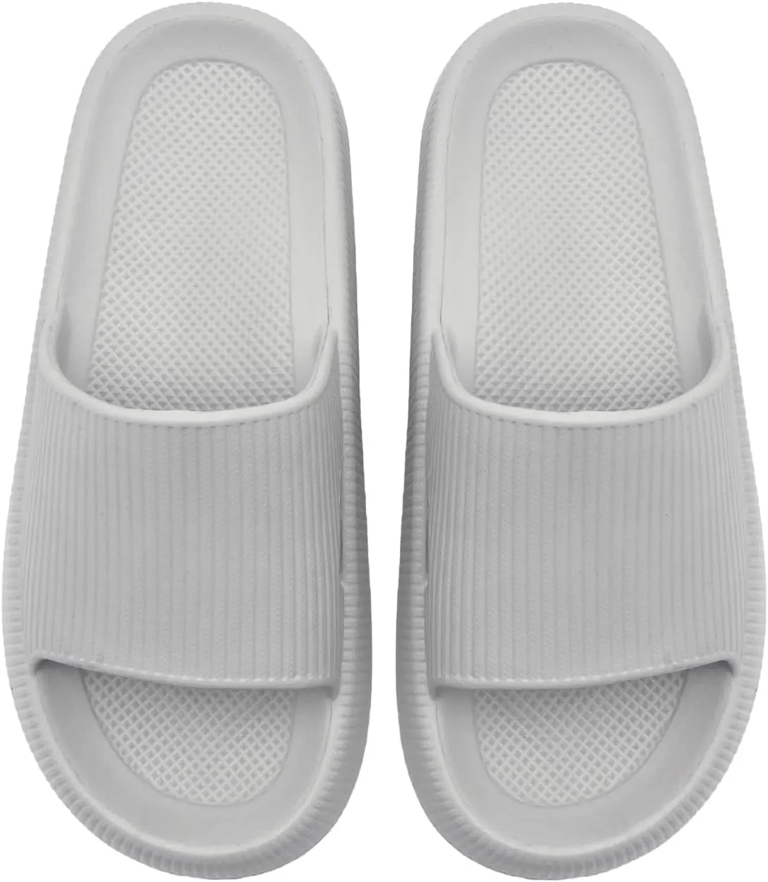 rosyclo Arch Support Slides for Women and Men, Cloud Recovery Sandals Pillow Plantar Fasciitis Slippers, Pain Relief Cushion Cozy Thick Sole Indoor and Outdoor