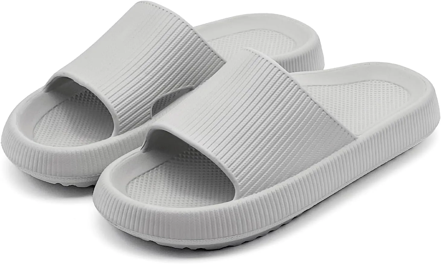 rosyclo Arch Support Slides for Women and Men, Cloud Recovery Sandals Pillow Plantar Fasciitis Slippers, Pain Relief Cushion Cozy Thick Sole Indoor and Outdoor