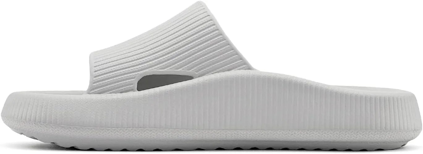 rosyclo Arch Support Slides for Women and Men, Cloud Recovery Sandals Pillow Plantar Fasciitis Slippers, Pain Relief Cushion Cozy Thick Sole Indoor and Outdoor