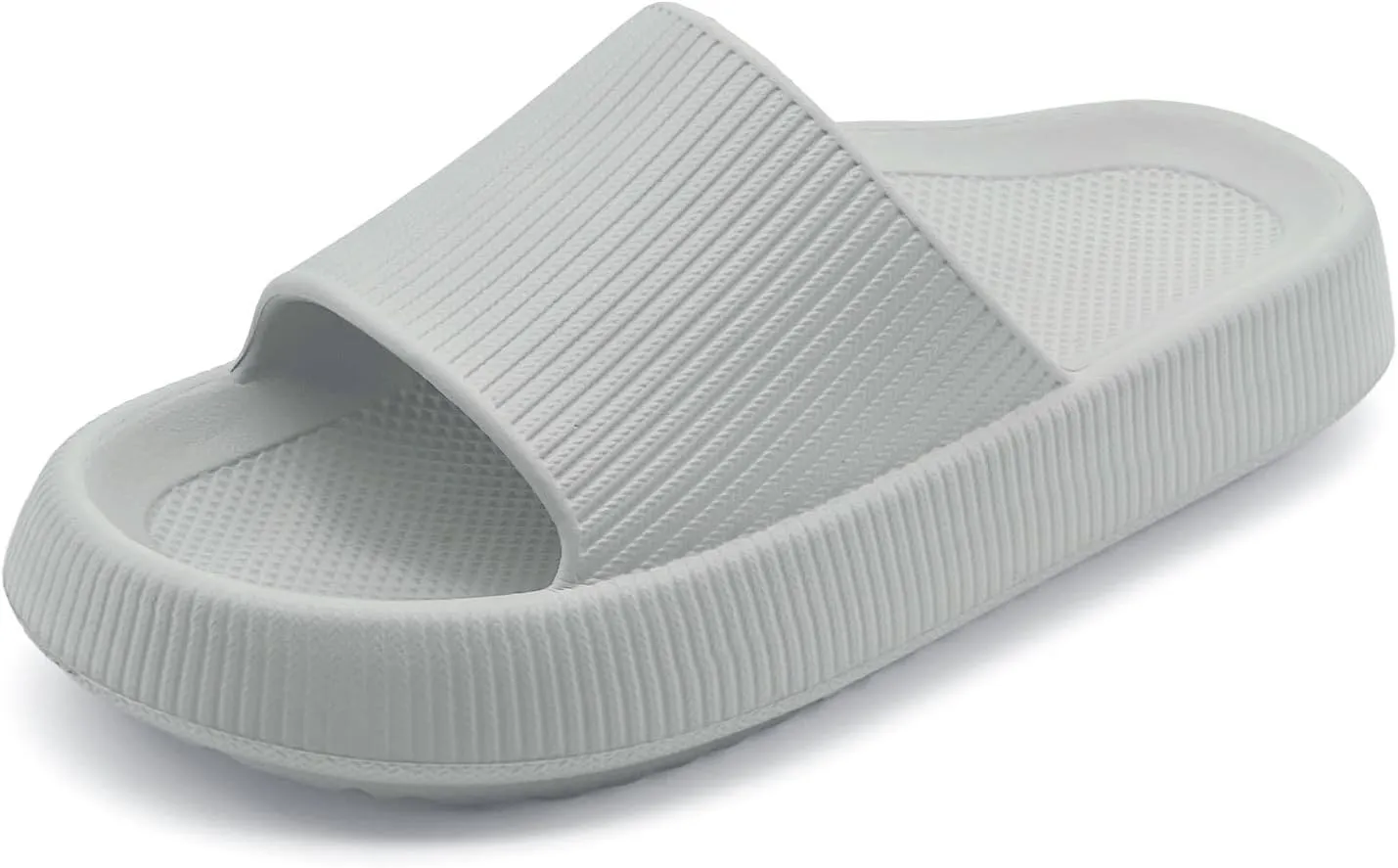 rosyclo Arch Support Slides for Women and Men, Cloud Recovery Sandals Pillow Plantar Fasciitis Slippers, Pain Relief Cushion Cozy Thick Sole Indoor and Outdoor