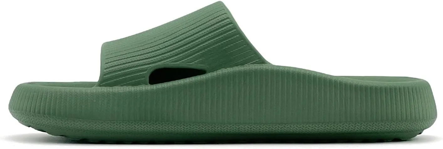 rosyclo Arch Support Slides for Women and Men, Cloud Recovery Sandals Pillow Plantar Fasciitis Slippers, Pain Relief Cushion Cozy Thick Sole Indoor and Outdoor