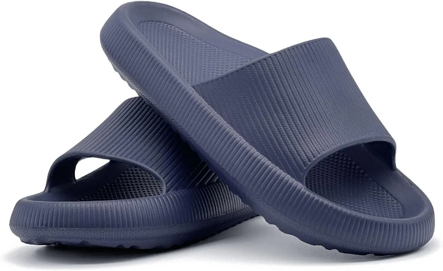 rosyclo Arch Support Slides for Women and Men, Cloud Recovery Sandals Pillow Plantar Fasciitis Slippers, Pain Relief Cushion Cozy Thick Sole Indoor and Outdoor