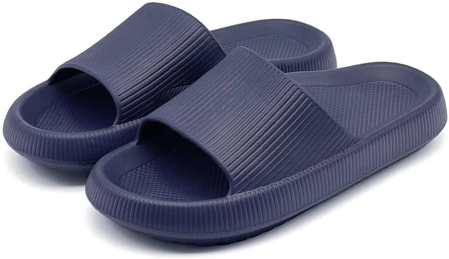 rosyclo Arch Support Slides for Women and Men, Cloud Recovery Sandals Pillow Plantar Fasciitis Slippers, Pain Relief Cushion Cozy Thick Sole Indoor and Outdoor