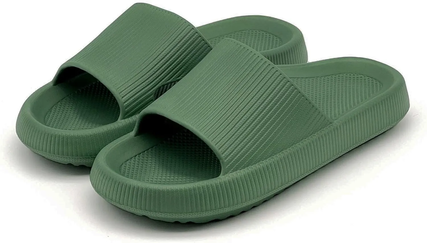 rosyclo Arch Support Slides for Women and Men, Cloud Recovery Sandals Pillow Plantar Fasciitis Slippers, Pain Relief Cushion Cozy Thick Sole Indoor and Outdoor