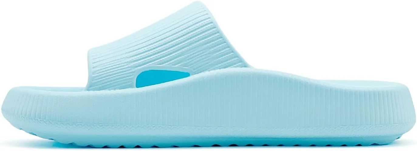 rosyclo Arch Support Slides for Women and Men, Cloud Recovery Sandals Pillow Plantar Fasciitis Slippers, Pain Relief Cushion Cozy Thick Sole Indoor and Outdoor