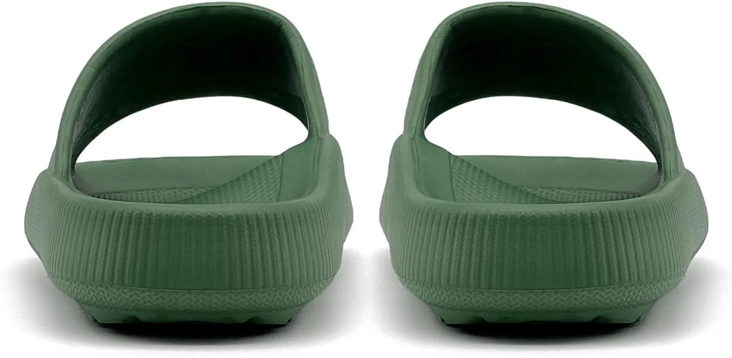 rosyclo Arch Support Slides for Women and Men, Cloud Recovery Sandals Pillow Plantar Fasciitis Slippers, Pain Relief Cushion Cozy Thick Sole Indoor and Outdoor