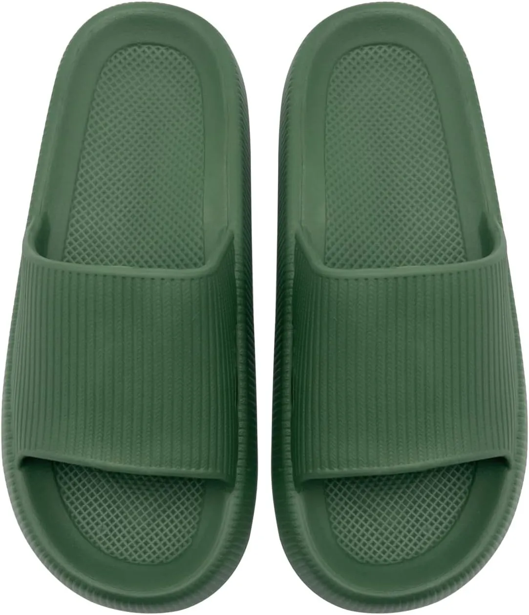 rosyclo Arch Support Slides for Women and Men, Cloud Recovery Sandals Pillow Plantar Fasciitis Slippers, Pain Relief Cushion Cozy Thick Sole Indoor and Outdoor