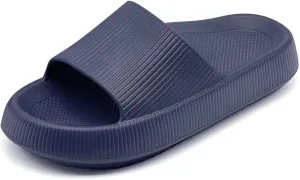 rosyclo Arch Support Slides for Women and Men, Cloud Recovery Sandals Pillow Plantar Fasciitis Slippers, Pain Relief Cushion Cozy Thick Sole Indoor and Outdoor