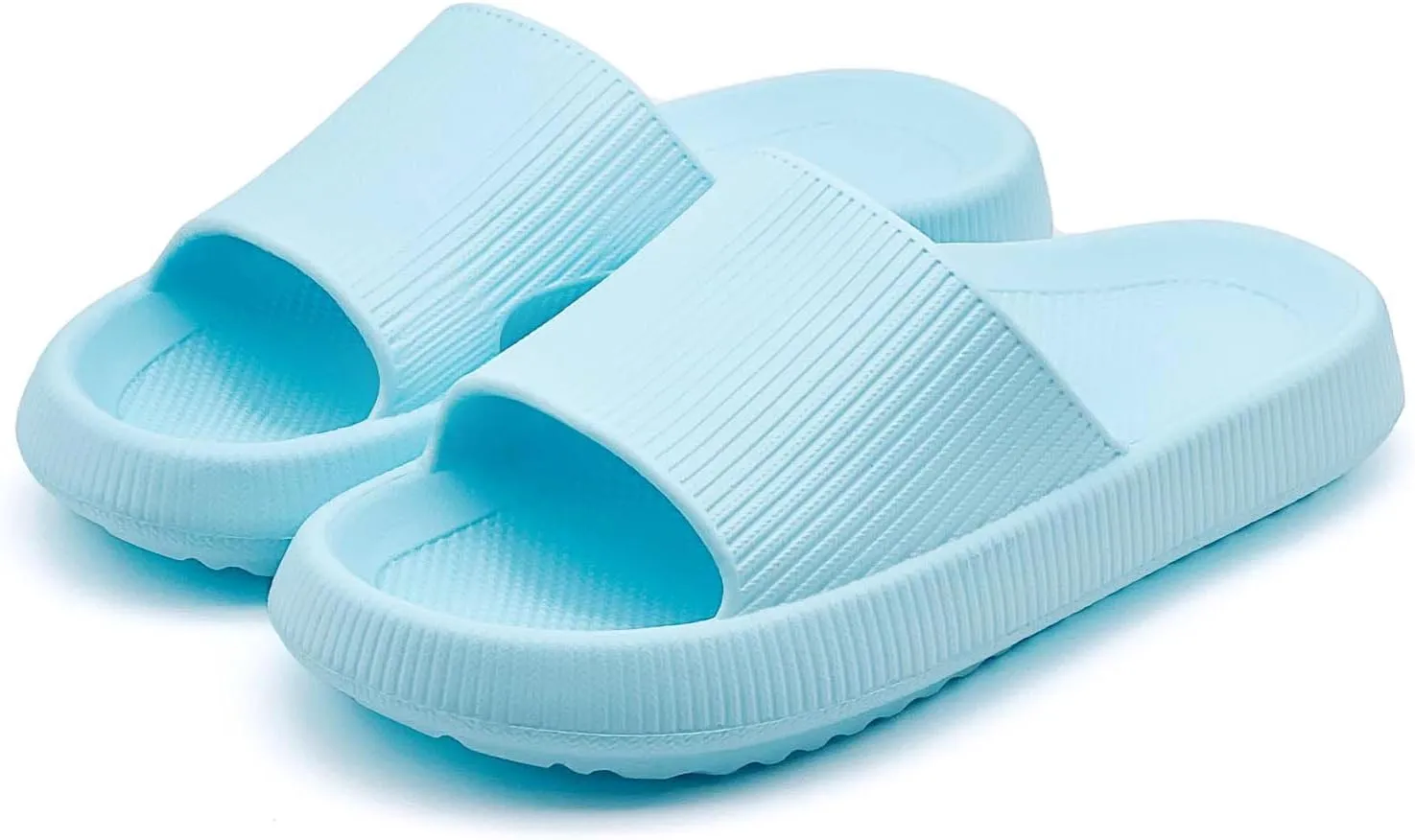 rosyclo Arch Support Slides for Women and Men, Cloud Recovery Sandals Pillow Plantar Fasciitis Slippers, Pain Relief Cushion Cozy Thick Sole Indoor and Outdoor