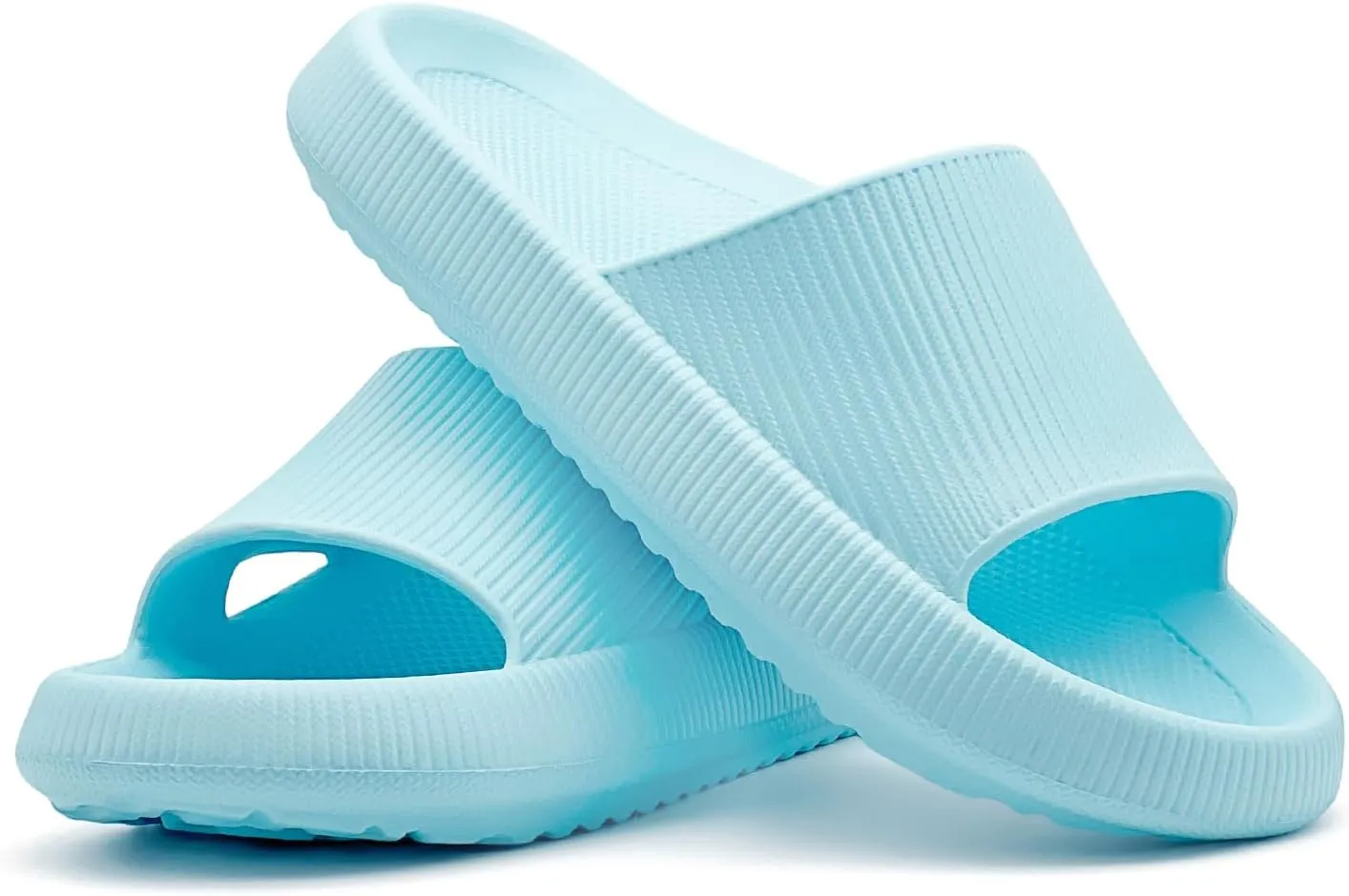 rosyclo Arch Support Slides for Women and Men, Cloud Recovery Sandals Pillow Plantar Fasciitis Slippers, Pain Relief Cushion Cozy Thick Sole Indoor and Outdoor