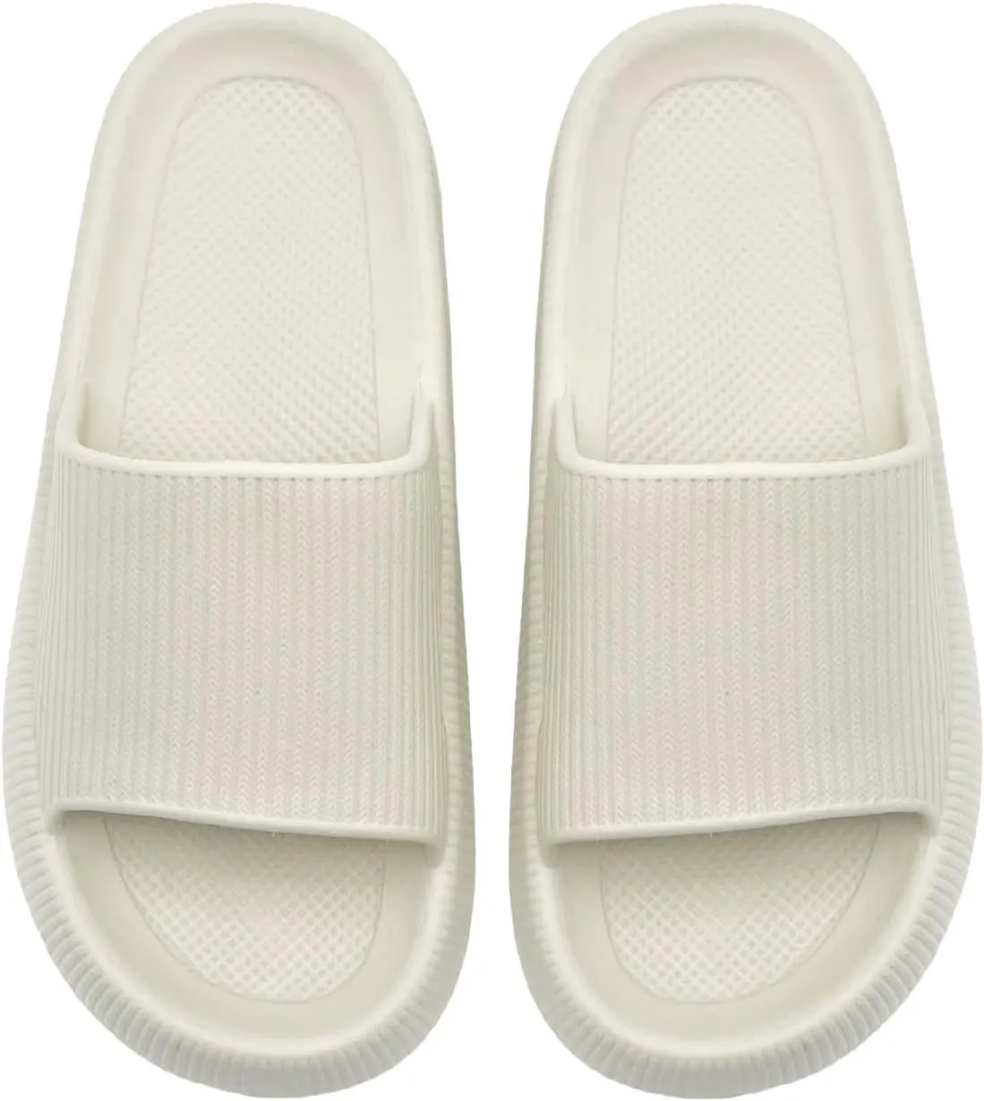 rosyclo Arch Support Slides for Women and Men, Cloud Recovery Sandals Pillow Plantar Fasciitis Slippers, Pain Relief Cushion Cozy Thick Sole Indoor and Outdoor