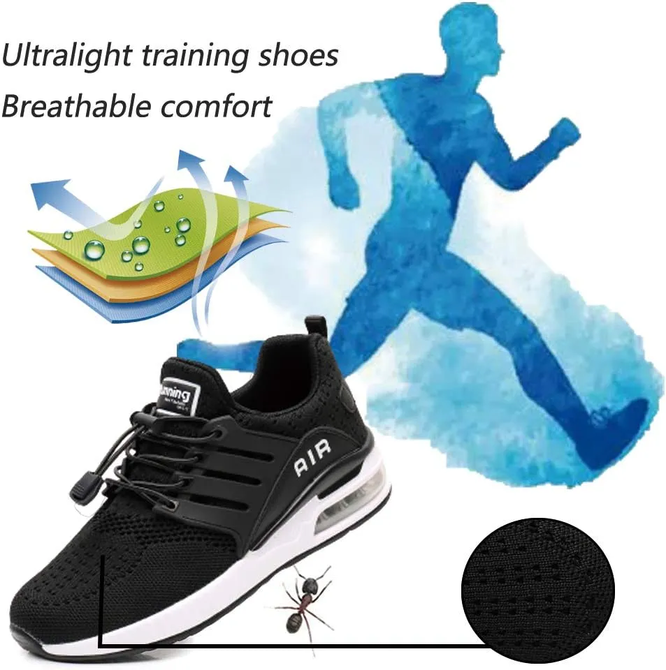 Running Shoes Men Sports Trainers Air Shock Absorbing Sneakers for Gym Fitness Jogging Athletic Walking Casual US7-12(EU39-46)