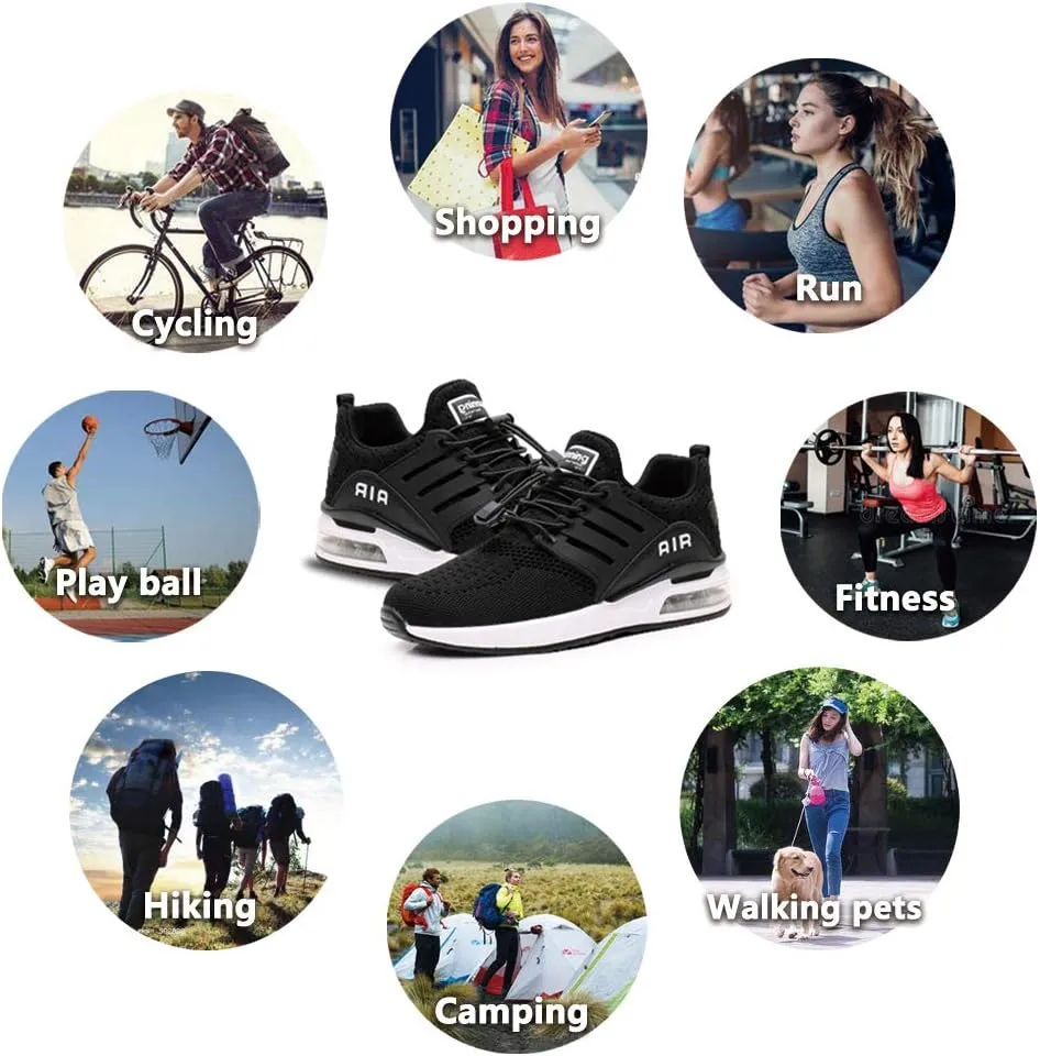 Running Shoes Men Sports Trainers Air Shock Absorbing Sneakers for Gym Fitness Jogging Athletic Walking Casual US7-12(EU39-46)