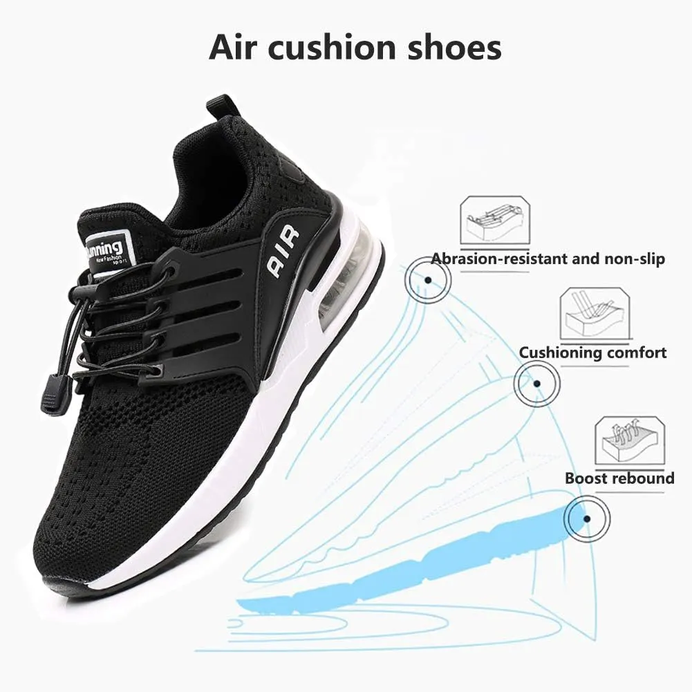 Running Shoes Men Sports Trainers Air Shock Absorbing Sneakers for Gym Fitness Jogging Athletic Walking Casual US7-12(EU39-46)