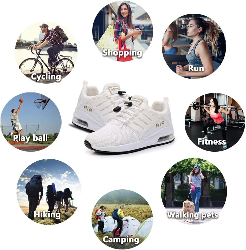 Running Shoes Men Sports Trainers Air Shock Absorbing Sneakers for Gym Fitness Jogging Athletic Walking Casual US7-12(EU39-46)