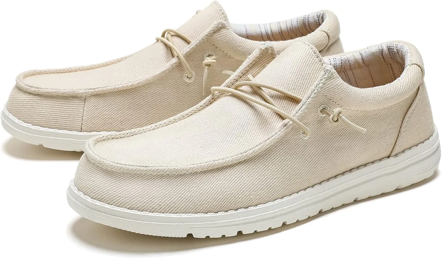 SANNAX Women's Slip on Shoes Canvas Shoes Casual Loafers for Women Lightweight Comfortable Boat Shoes