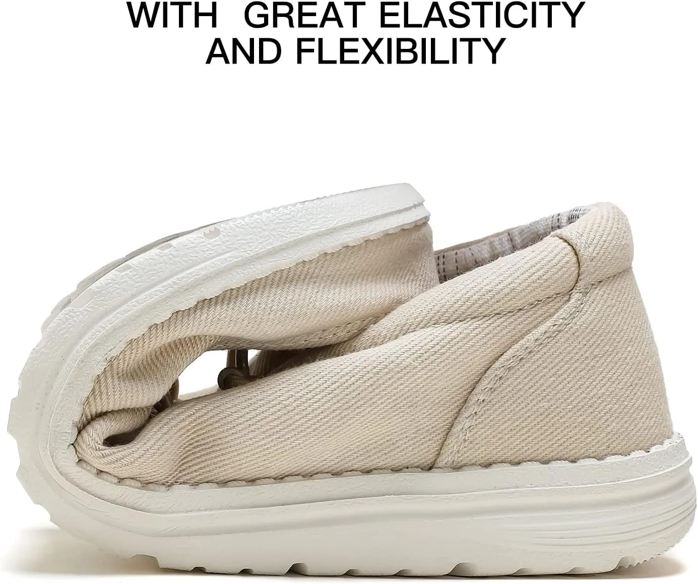 SANNAX Women's Slip on Shoes Canvas Shoes Casual Loafers for Women Lightweight Comfortable Boat Shoes