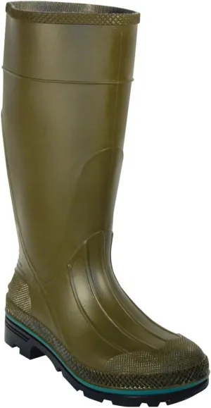 Servus MAX 15" PVC Chemical-Resistant Soft Toe Men's Work Boots, Olive, Green & Brown (75120), Size 13