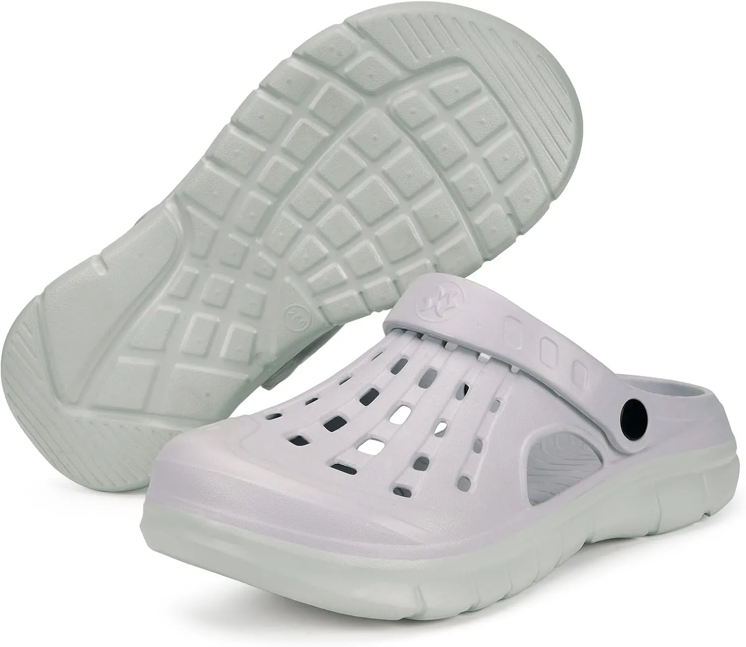 Sisttke Womens Mens Garden Clogs with Arch Support Garden Shoes Slip-on Outdoor Slippers Beach Sandals