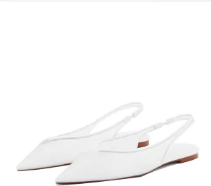 Slingback Flats for Women Stylish Pointed Toe Design with Comfortable Mesh Material for Breathable Party Dress Elegant Shoes