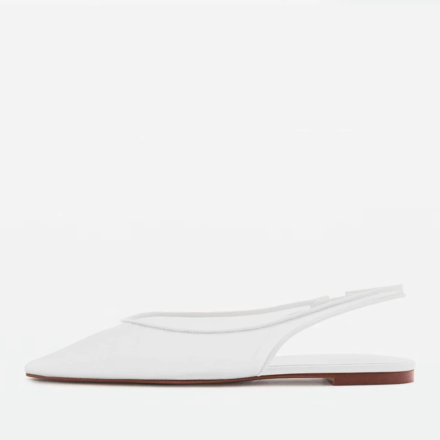 Slingback Flats for Women Stylish Pointed Toe Design with Comfortable Mesh Material for Breathable Party Dress Elegant Shoes