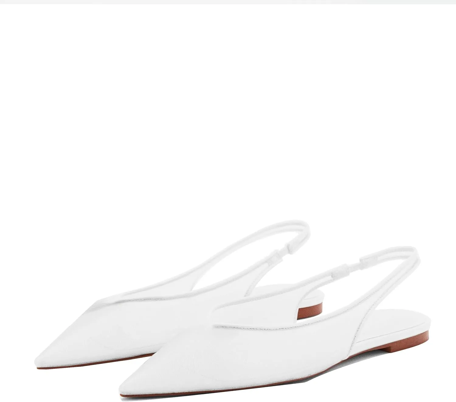 Slingback Flats for Women Stylish Pointed Toe Design with Comfortable Mesh Material for Breathable Party Dress Elegant Shoes