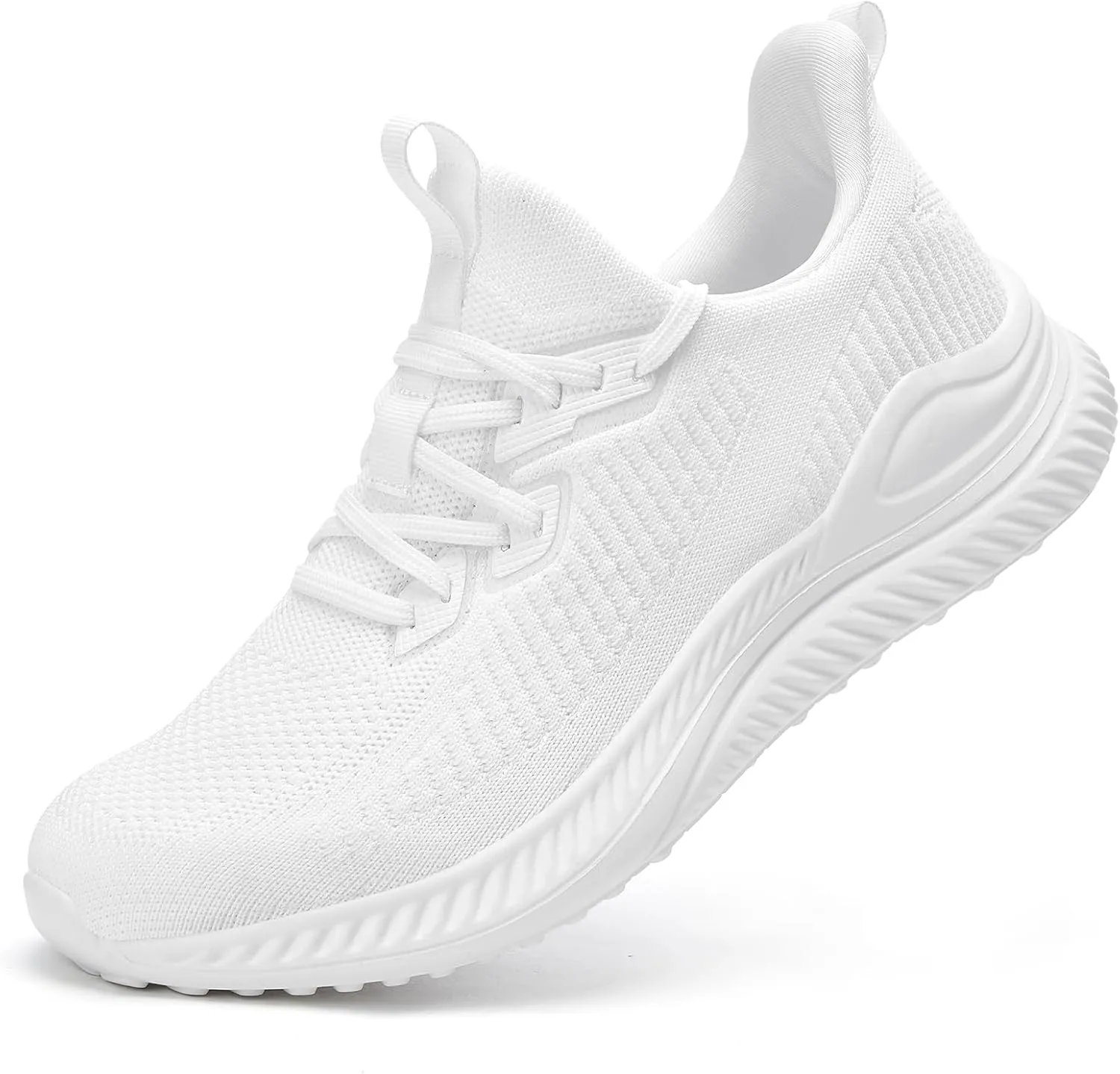 Slow Man Mens Walking Sneakers Wide Width Slip on Tennis Shoes,Lightweight Breathable Running Shoes,Ideal for Athletic Workout Gym Jogging and Casual Wear