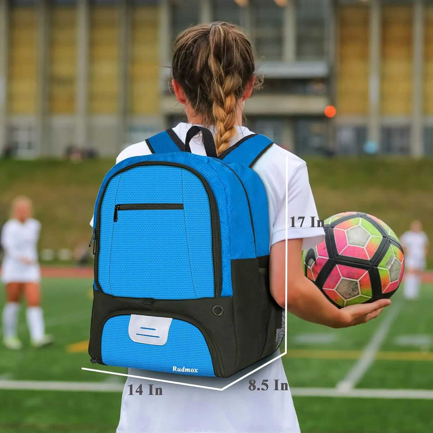 Soccer Ball Bag-Backpack for Basketball,Volleyball with Cleat Shoes and Ball Compartment for Sports Team,Trainning