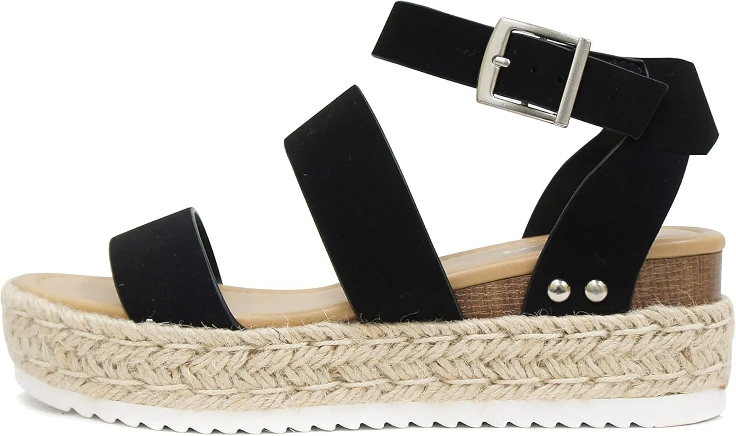 Soda Women's Shoes Clip Open Toe Casual Platform Sandals