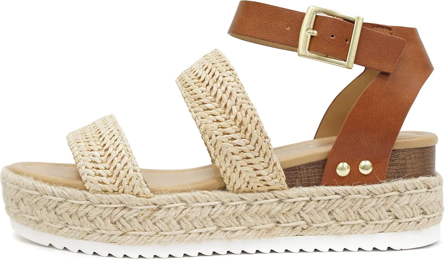 Soda Women's Shoes Clip Open Toe Casual Platform Sandals