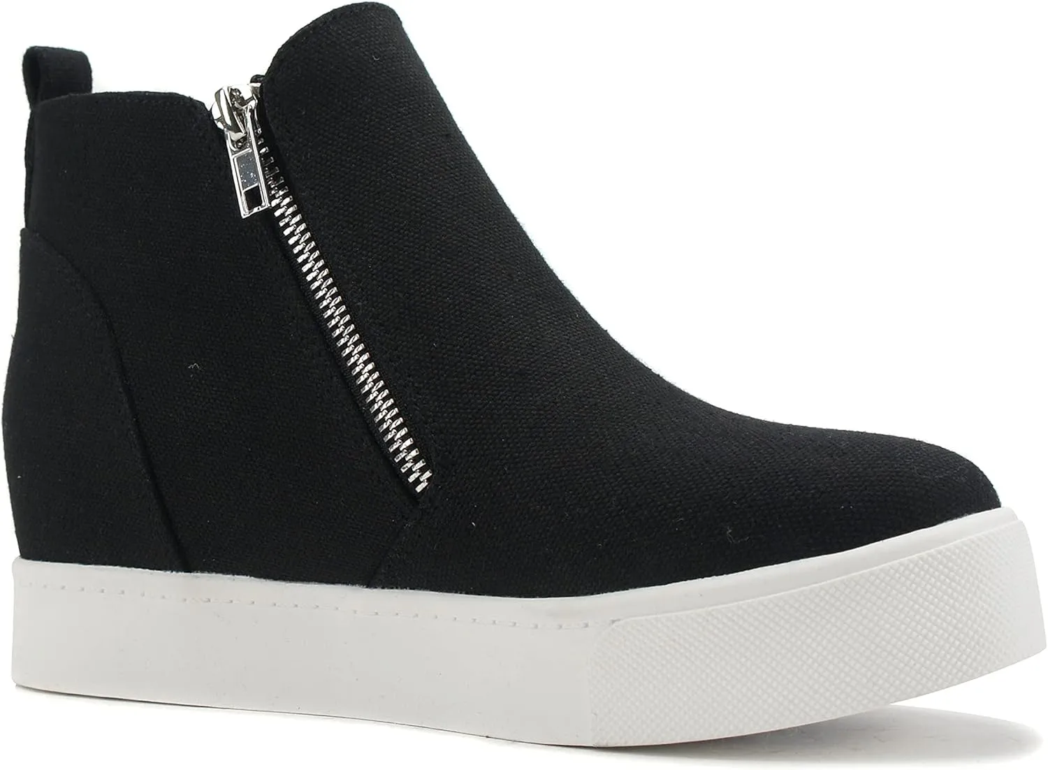 Soda Womens Taylor Nubuck Hight Top Slip On Fashion Sneakers