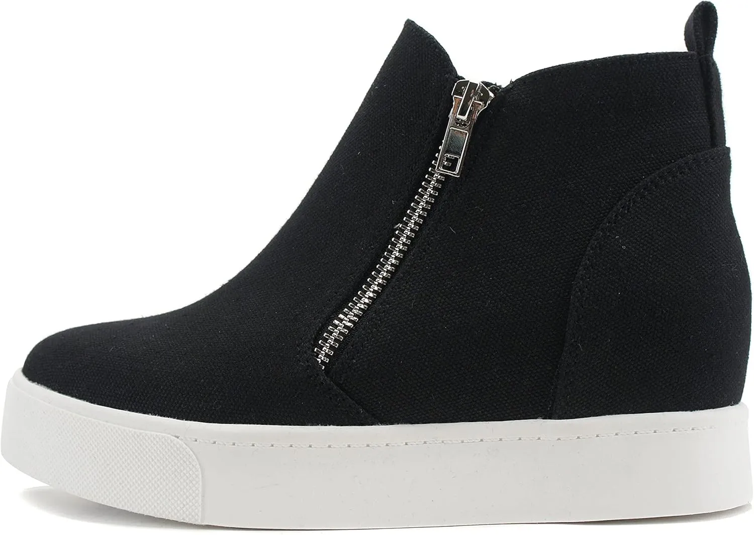 Soda Womens Taylor Nubuck Hight Top Slip On Fashion Sneakers