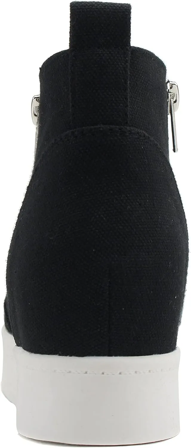 Soda Womens Taylor Nubuck Hight Top Slip On Fashion Sneakers